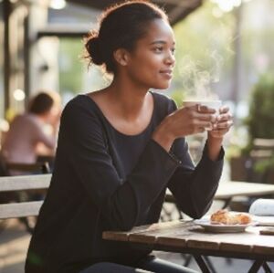 RARE Madewell et Sézane Silk Lace Trim Open Back Blouse Black  Size S